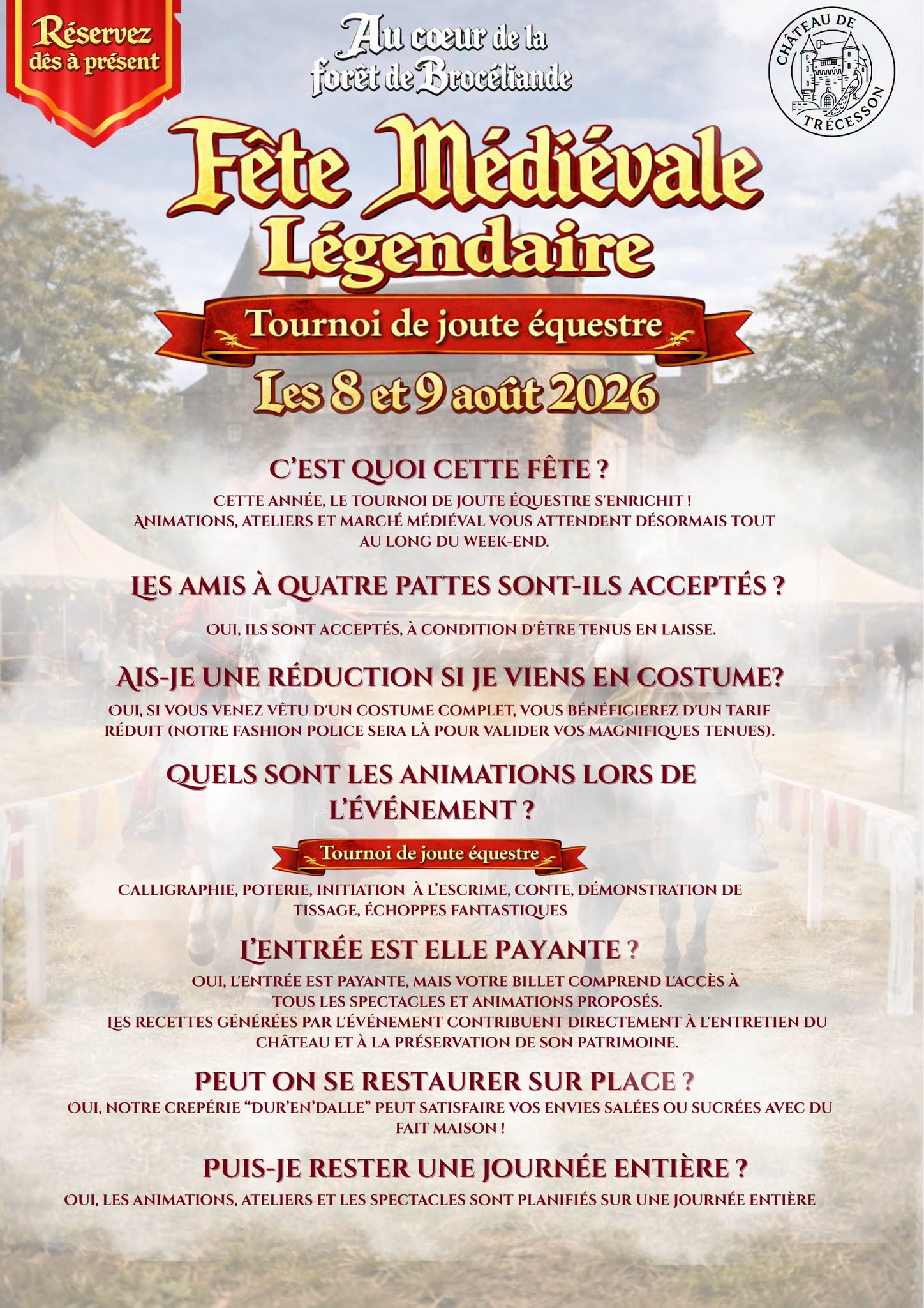 Festival Légendaire au Château de Trécesson